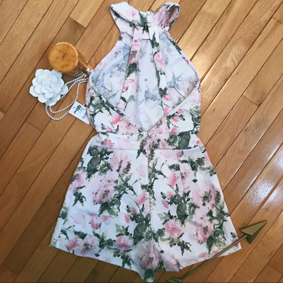 Floral Romper - Picture 3 of 4